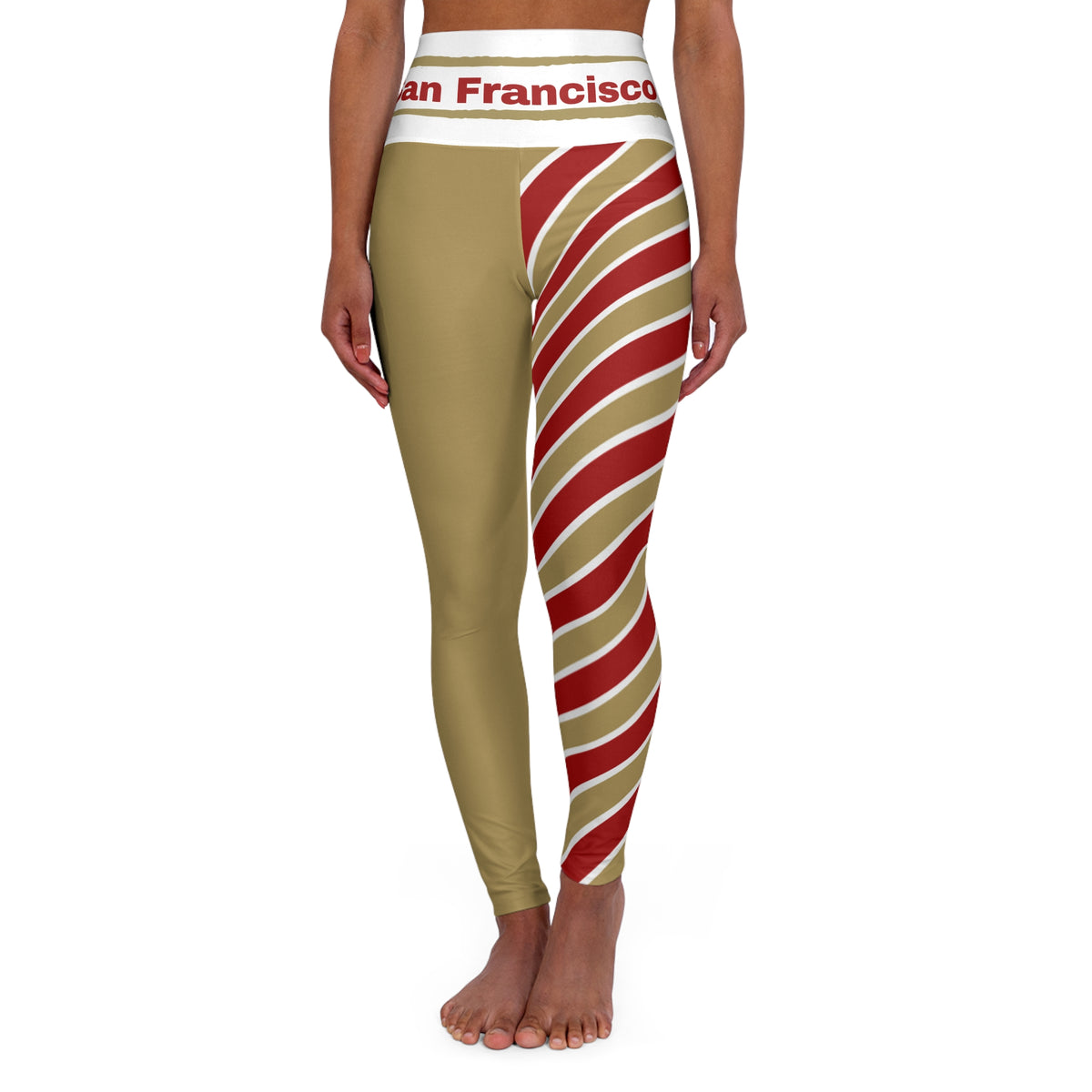 San Francisco Themed High Waisted Yoga Leggings