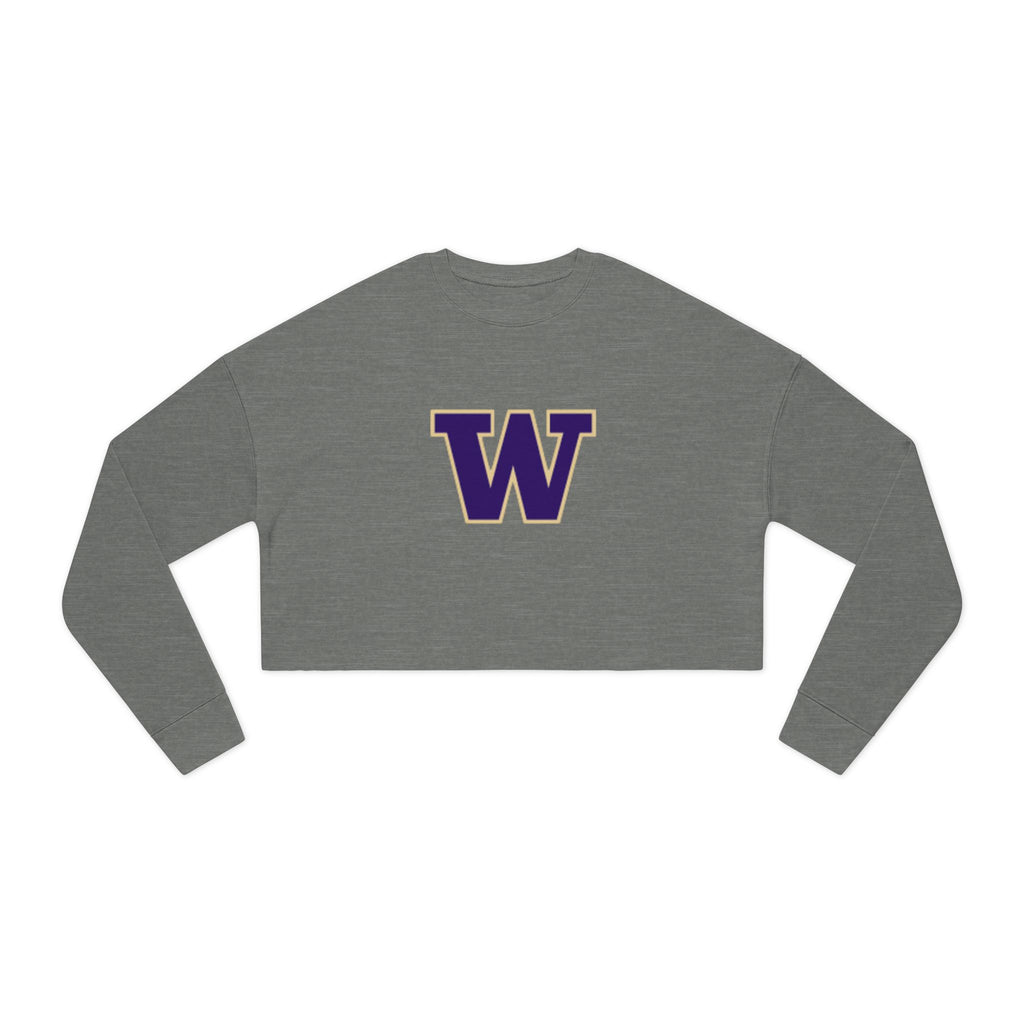 UW Women's Crop Top Sweatshirt