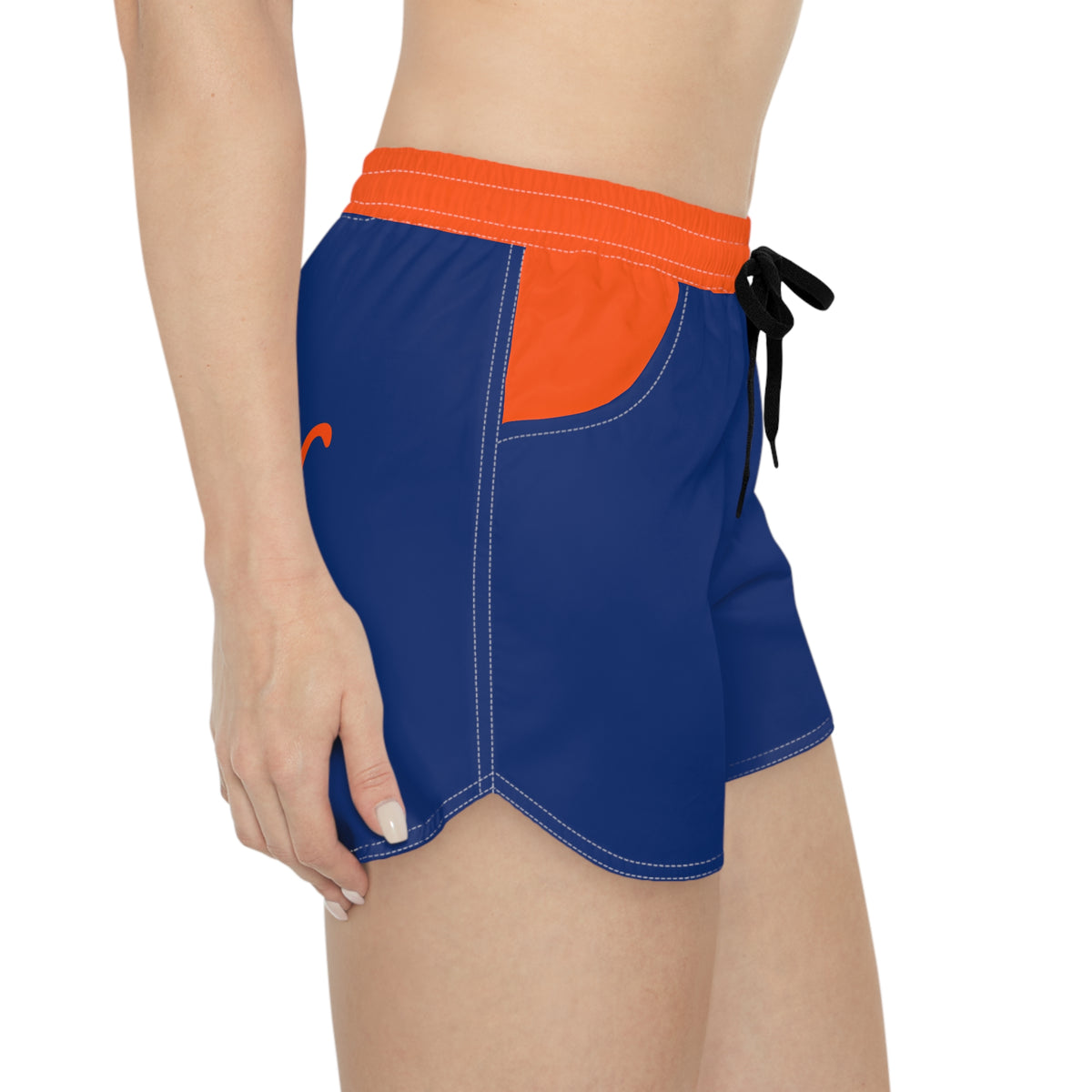 Blue and Orange Women's Shorts, New York baseball shorts, Vintage New York baseball shorts, summer shorts,
