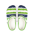 Seattle Football Themed EVA Foam Rubber Shoes