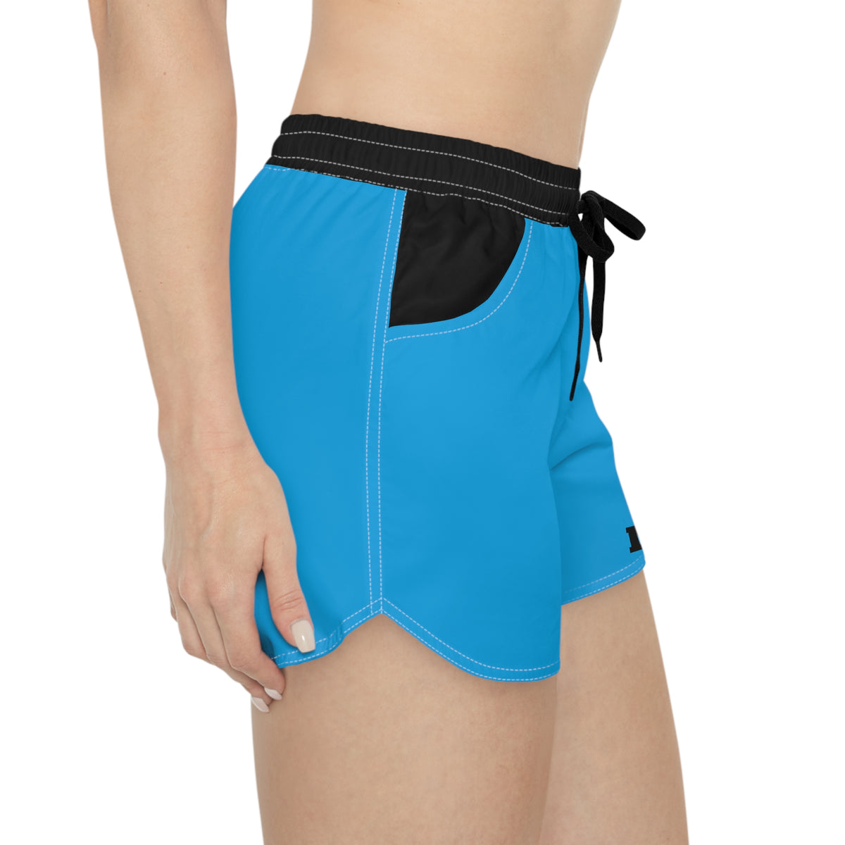 Blue and Black women's shorts, Miami baseball themed shorts, cute shorts, baseball fan shorts, gift, casual shorts, game day shorts