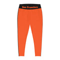San Francisco Plus Size Leggings, Orange and black leggings, san francisco baseball themed leggings, game day, baseball fan leggings, gift