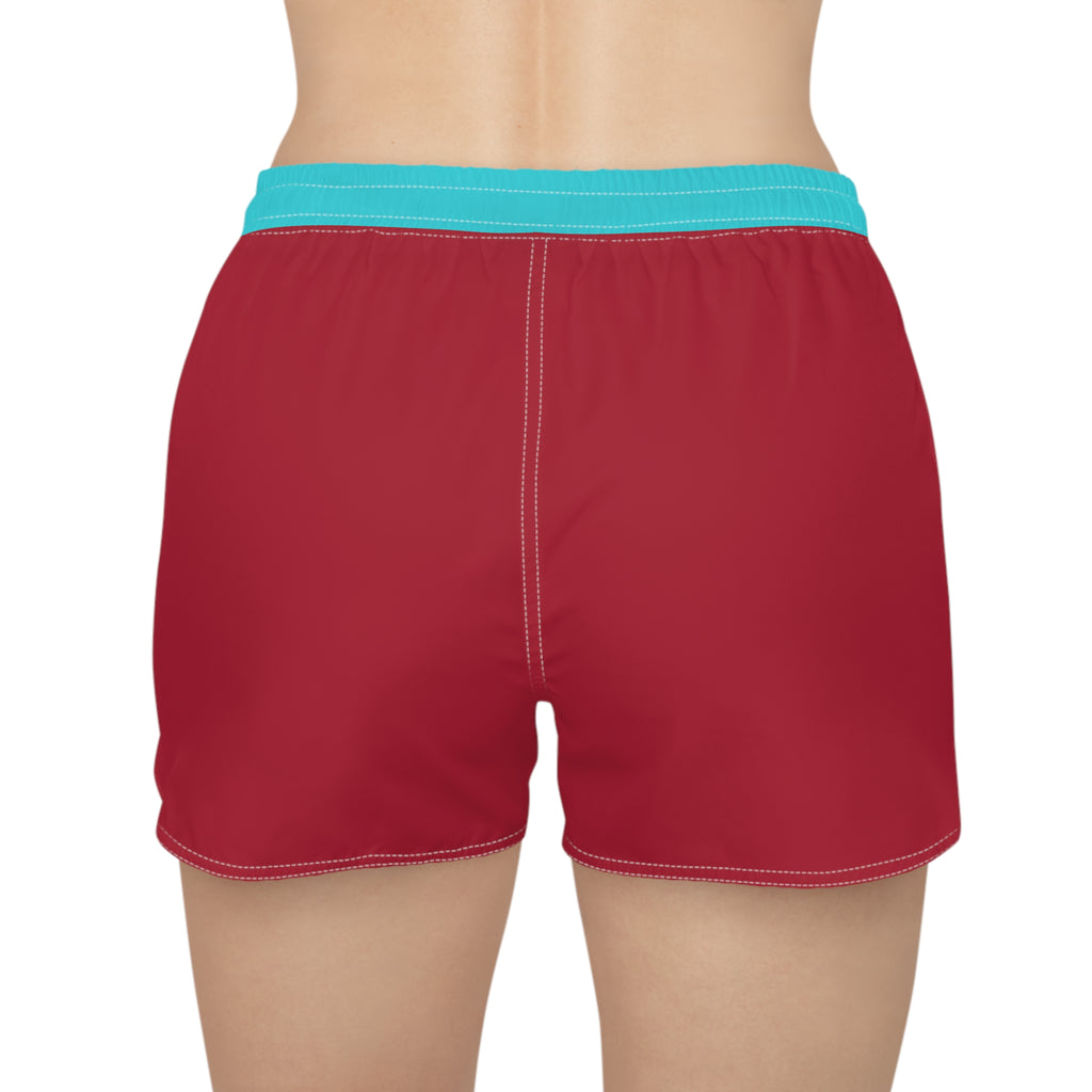 Teal and Red Women's Shorts, AZ baseball shorts, Arizona baseball fan,  cute shorts, baseball season, game day shorts, gift
