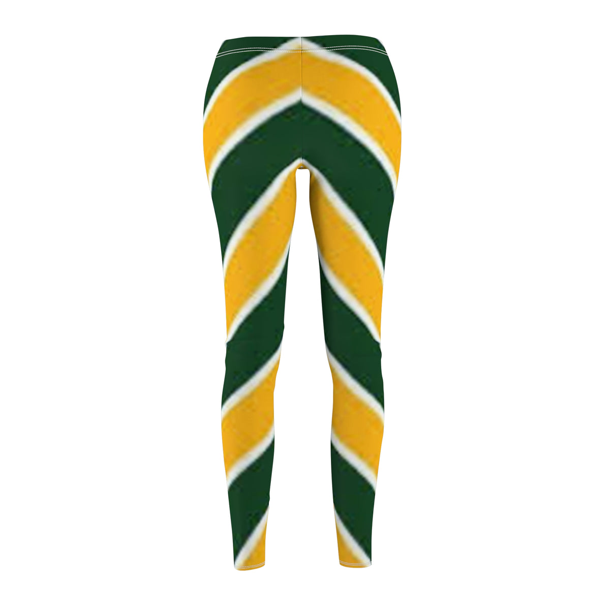 Green Bay Football Themed Green and Gold Women's Leggings