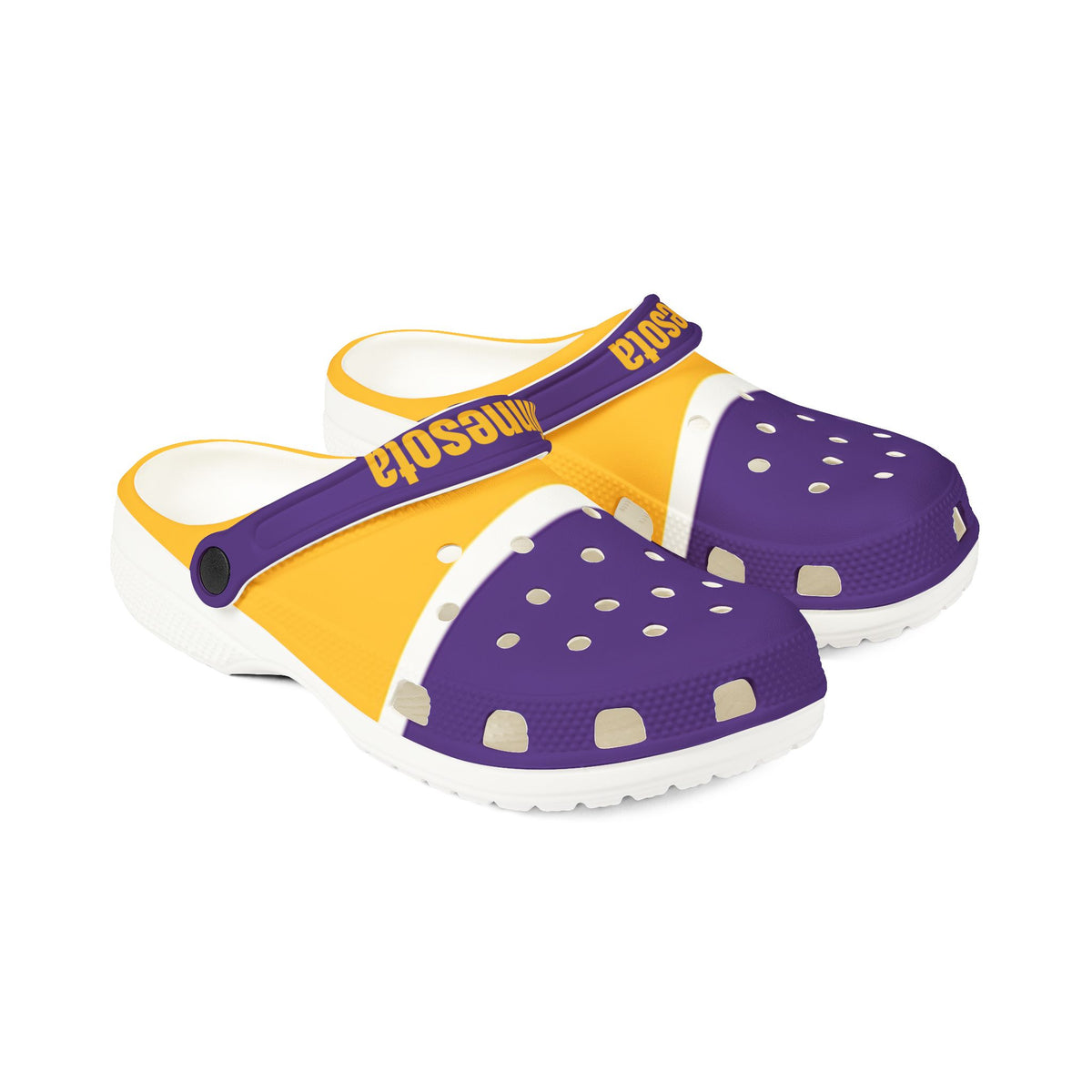 Minnesota Football Themed EVA Foam Rubber Shoes