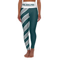 Green and Grey High Waisted Yoga Leggings, Philadelphia Football Themed leggings, Philly Leggings,  cute yoga pants, Women's Leggings, gift