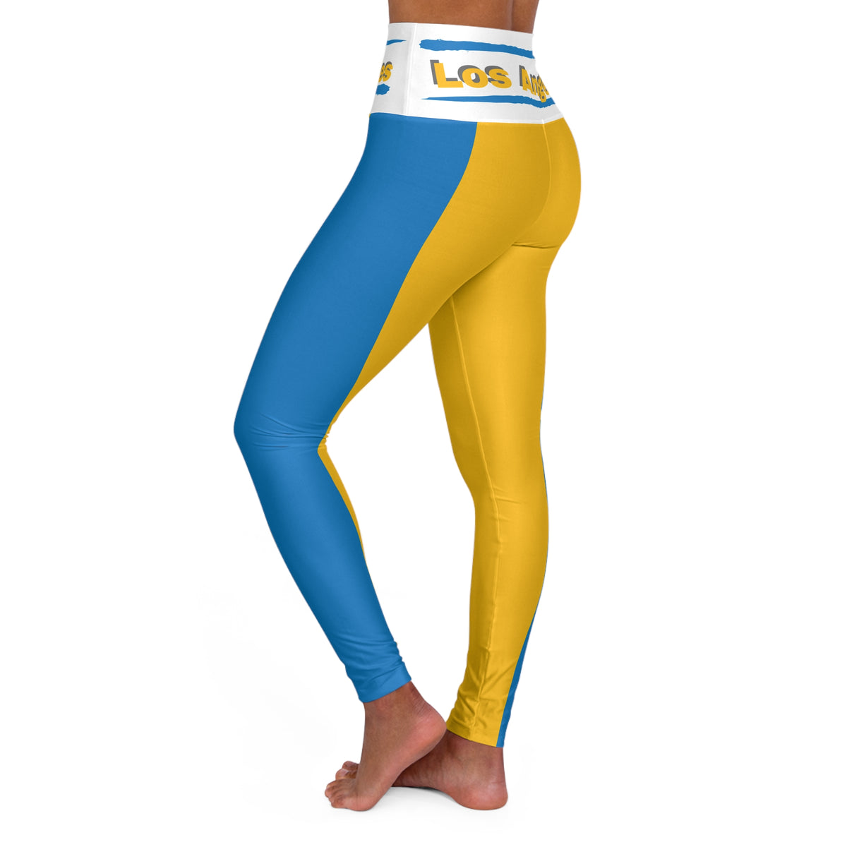 L.A. Football Themed High Waisted Leggings