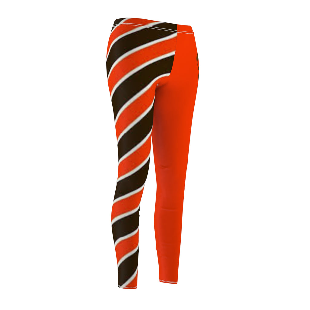 Cleveland Browns Football Themed Leggings,  Women's Leggings,  Cute Yoga Pants, Browns Leggings, Matching leggings