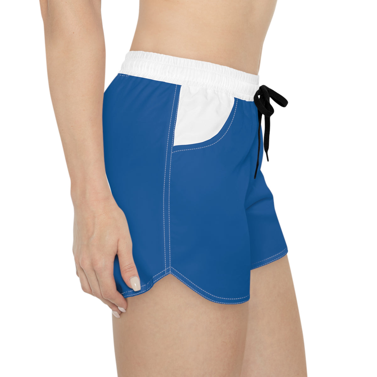 Blue and White Women's Shorts, Los Angeles Baseball Themed shorts, Cute shorts, game day shorts, l.a. Baseball,  LA shorts