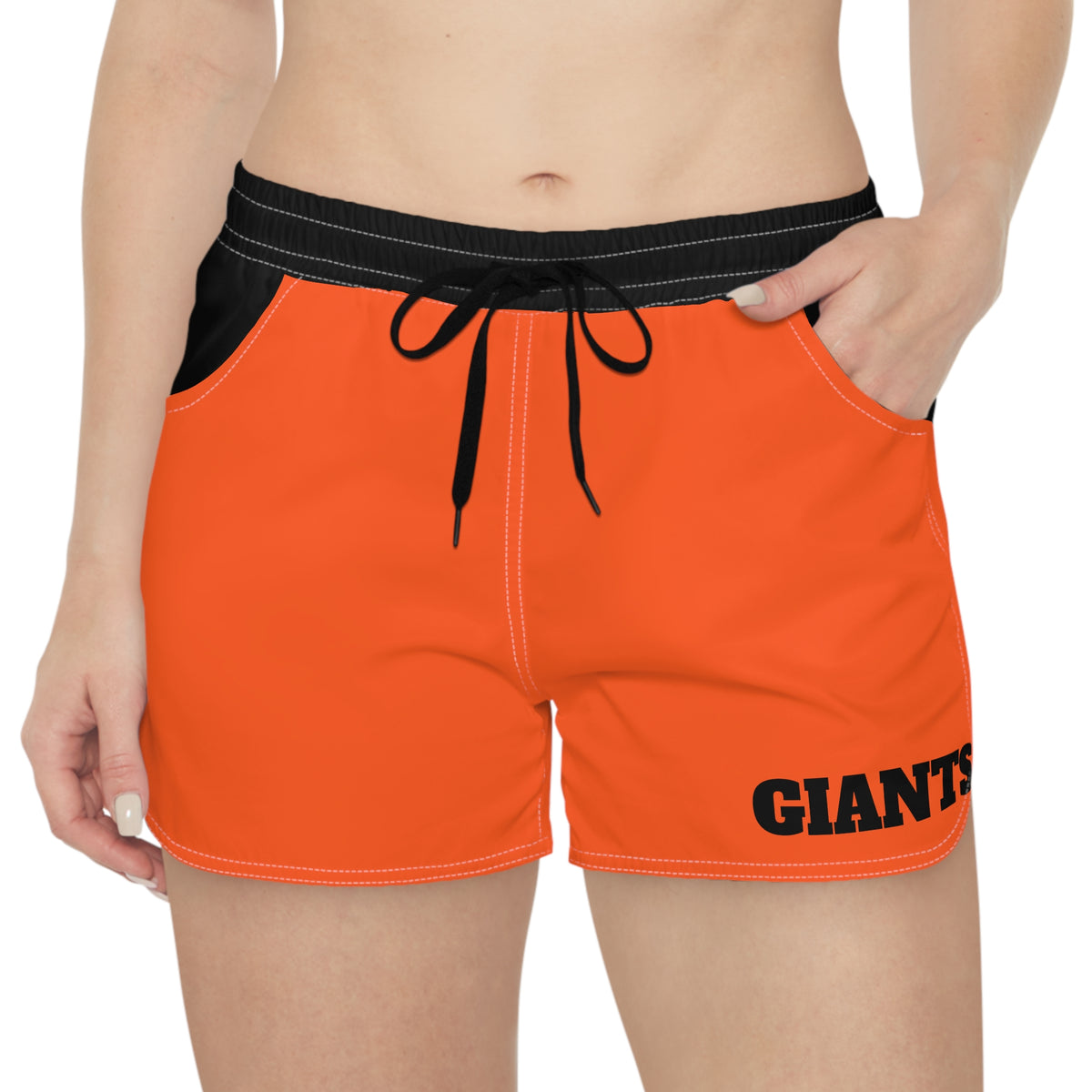 Orange and Black Women's Shorts, San Francisco Baseball Themed Shorts, Game day shorts, Cute Shorts, baseball fan shorts, gift