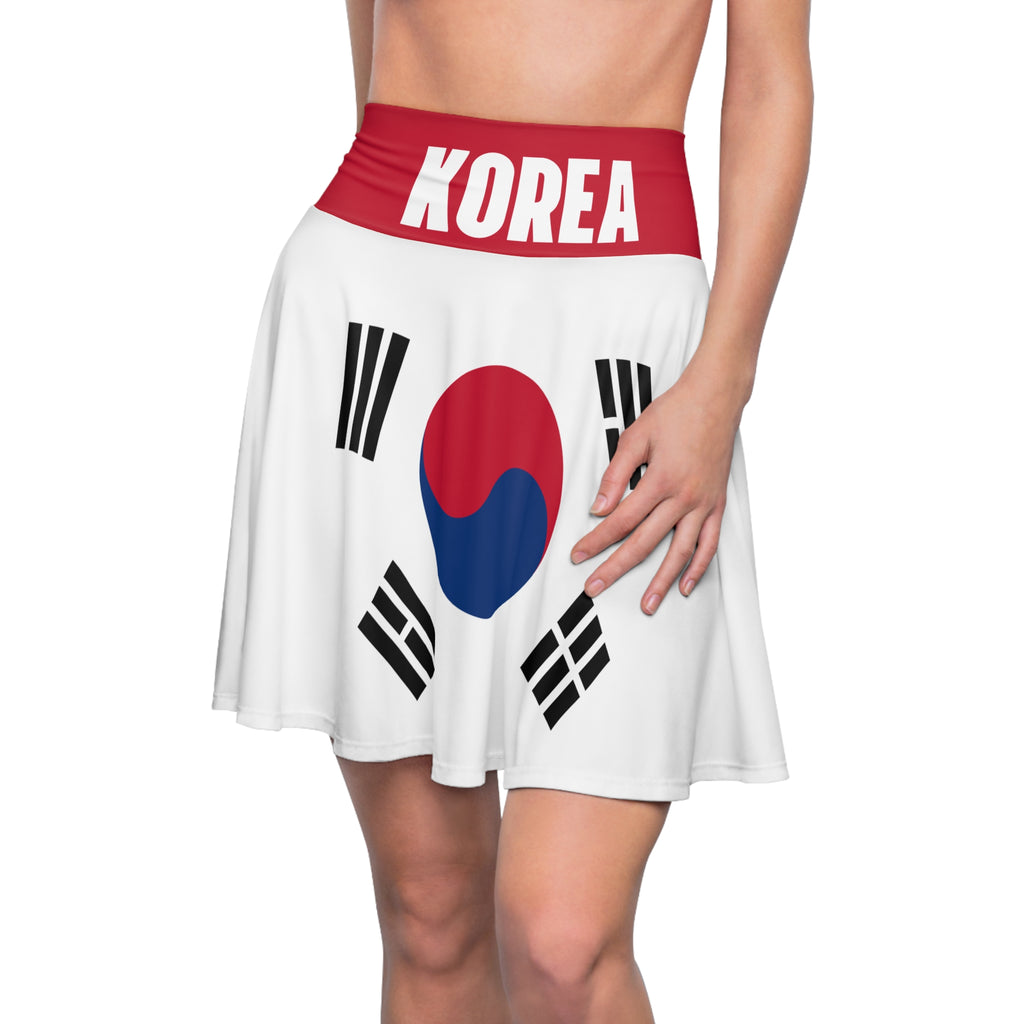 South Korea Taegeuk Flag Skirt, Korea Football, Korea Soccer fan skirt, Korean National Team skirt, World Cup, Game day clothes