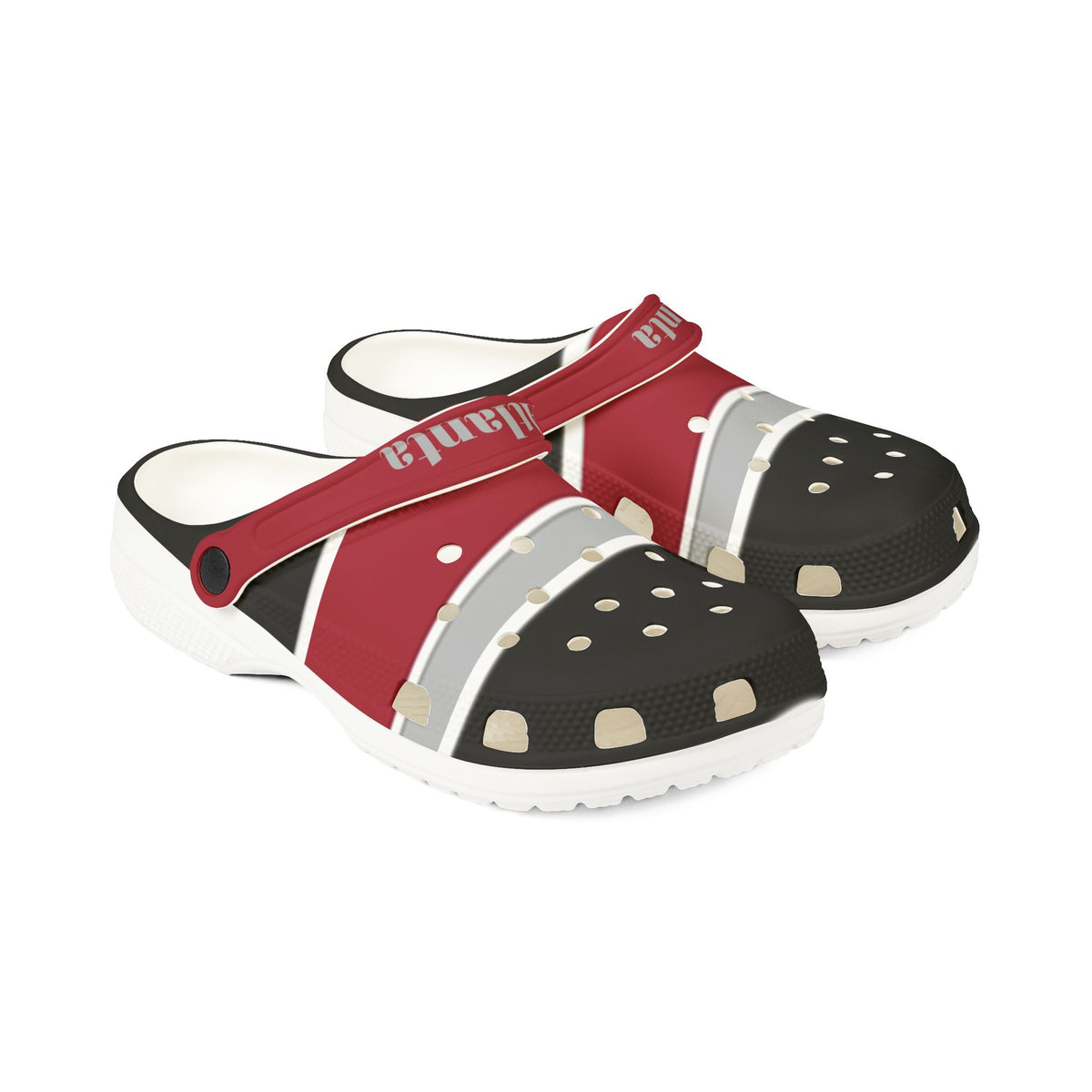 Atlanta Football Themed Foam Rubber Shoes