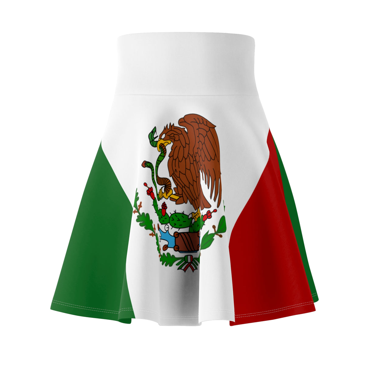 Women's Mexican Flag Skirt, Mexican Pride, Football fan skirt, Soccer, Mexican National Team, Green, Red, and White skirt, cute skirt