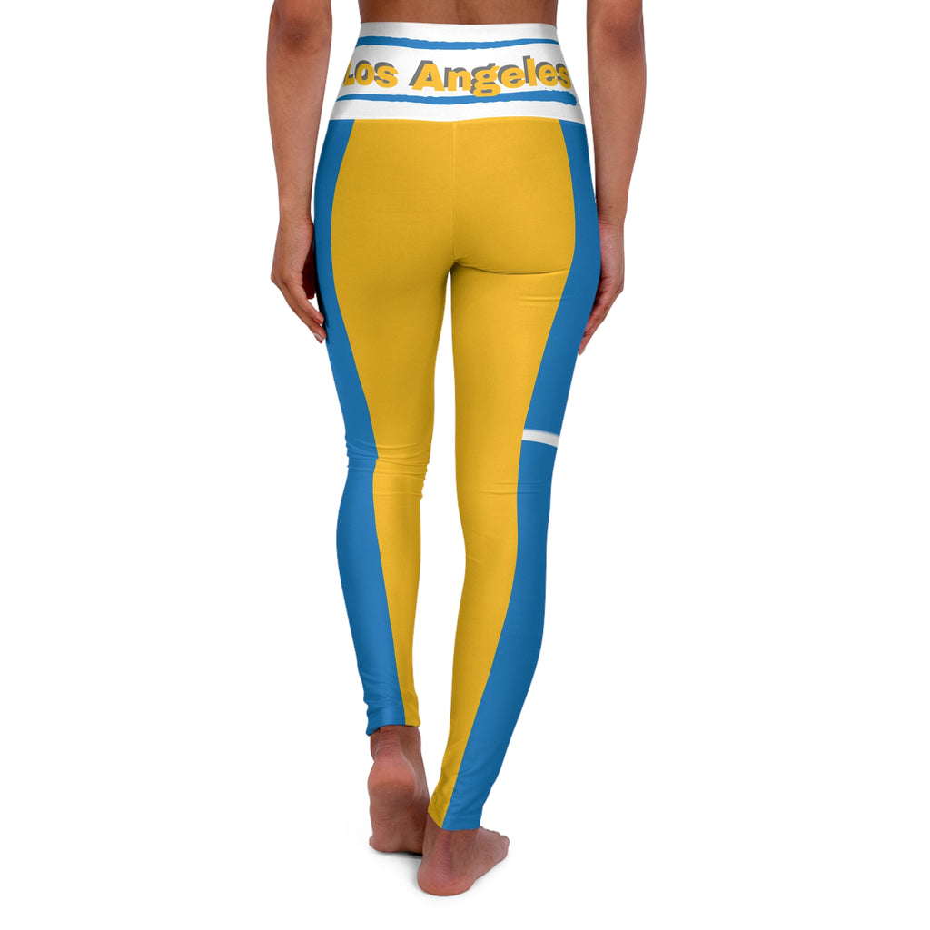 L.A. Football Themed High Waisted Leggings