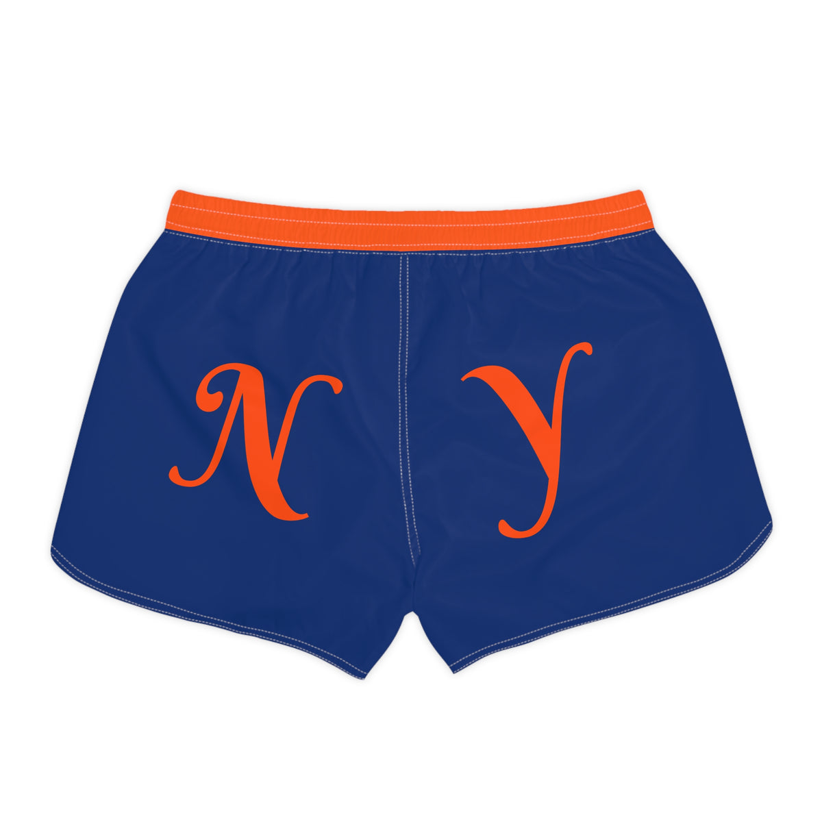 Blue and Orange Women's Shorts, New York baseball shorts, Vintage New York baseball shorts, summer shorts,