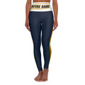 Blue and gold High Waisted Yoga Leggings, Women's Leggings,  cute yoga pants, alumni gift,  gift for student, cute leggings, gift