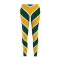 Green Bay Football Themed Green and Gold Women's Leggings