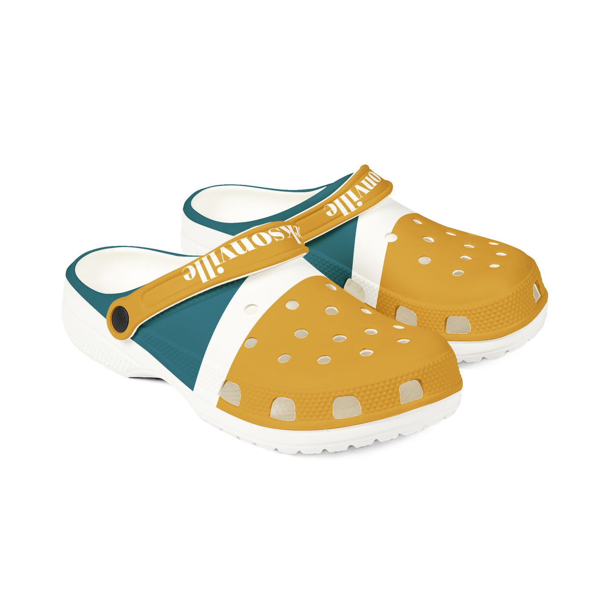 Jacksonville Football Themed EVA Foam Rubber Shoes