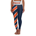Denver Broncos Football Themed High Waisted Leggings, Women's Leggings