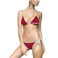 Alabama Bikini, Crimson and White swimsuit, college gear, matching swimsuit, alumni gift, student gear, football fan, cute swimsuit, gift