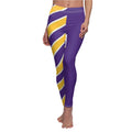 Purple and yellow Women's Leggings, purple and gold leggings, Minnesota Football Themed leggings, mommy and me matching leggings, gift
