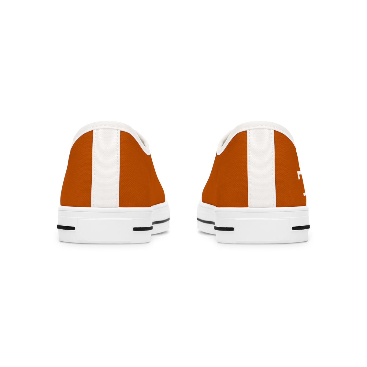 Texas Sneakers, Low Top Sneakers, Orange and White tennis shoes, Women's shoes, Football fan shoes, game day shoes, alumni gift, college fan