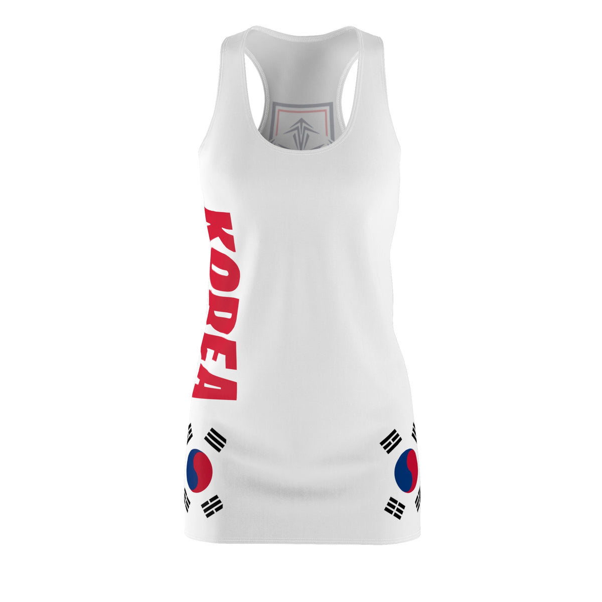 Korea National Team Racerback Dress | KFA South Korea Flag Football Dress, Korean Football fan dress, Soccer fan dress, Korean flag dress