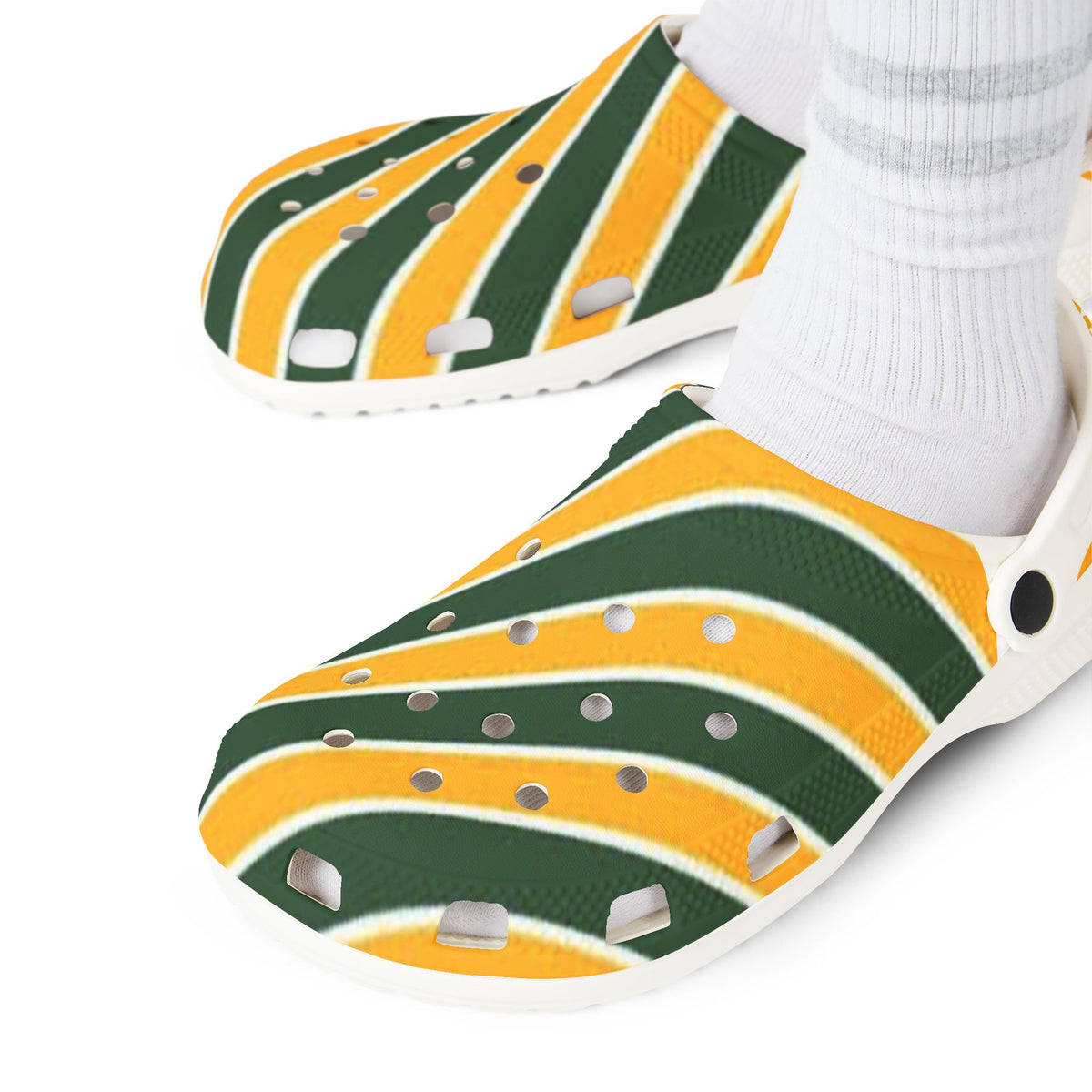 Green Bay Packers Football Themed Shoes