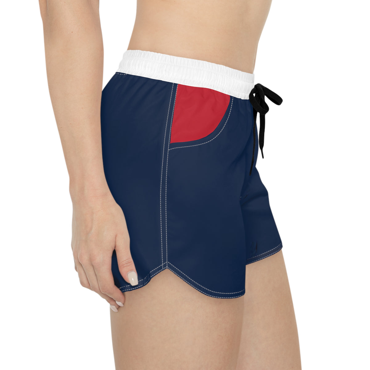 Red, white and blue Women's Shorts, Boston baseball shorts, vintage boston baseball shorts, summer shorts, Boston fan shorts, gift