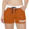 Texas Shorts | Burnt Orange Lounge Shorts, college gear, football fan shorts, school pride, alumni gift, cute shorts, gift