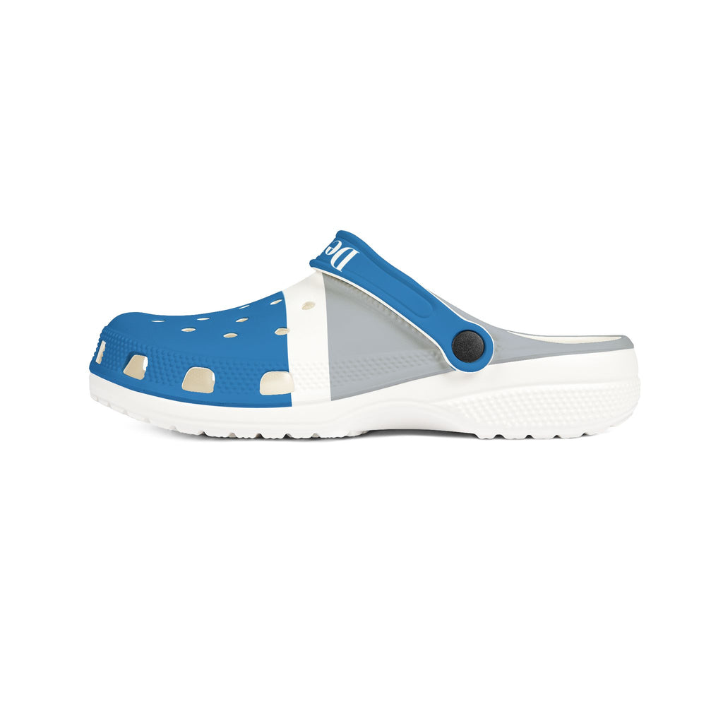 Detroit Football Themed EVA Foam Rubber Shoes