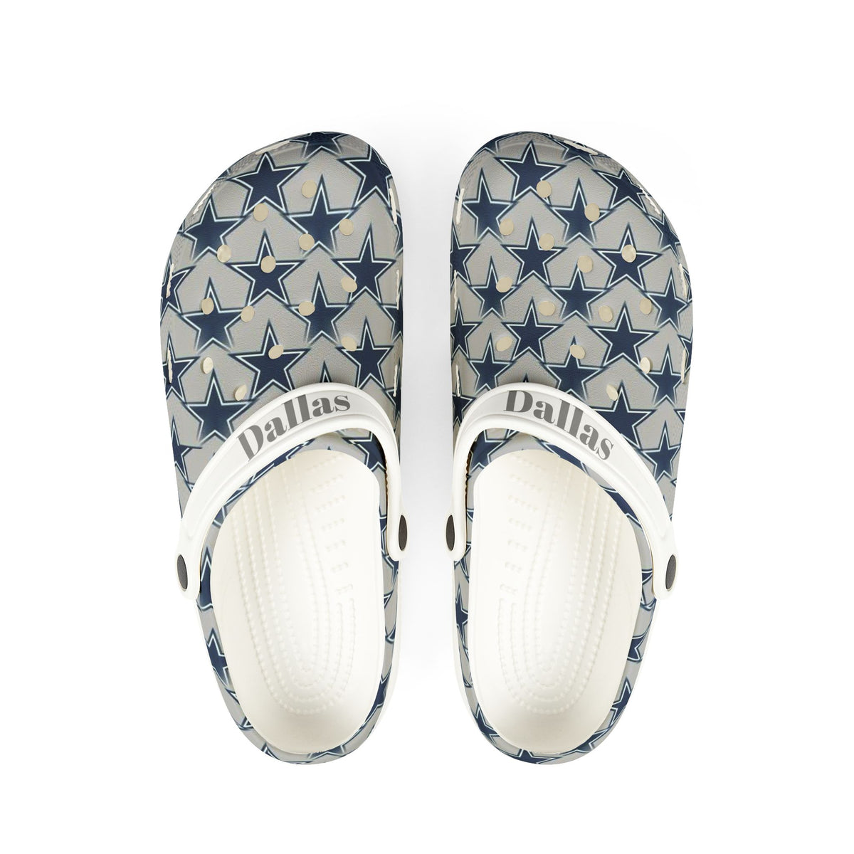 Dallas Football Themed EVA Foam Rubber Shoes
