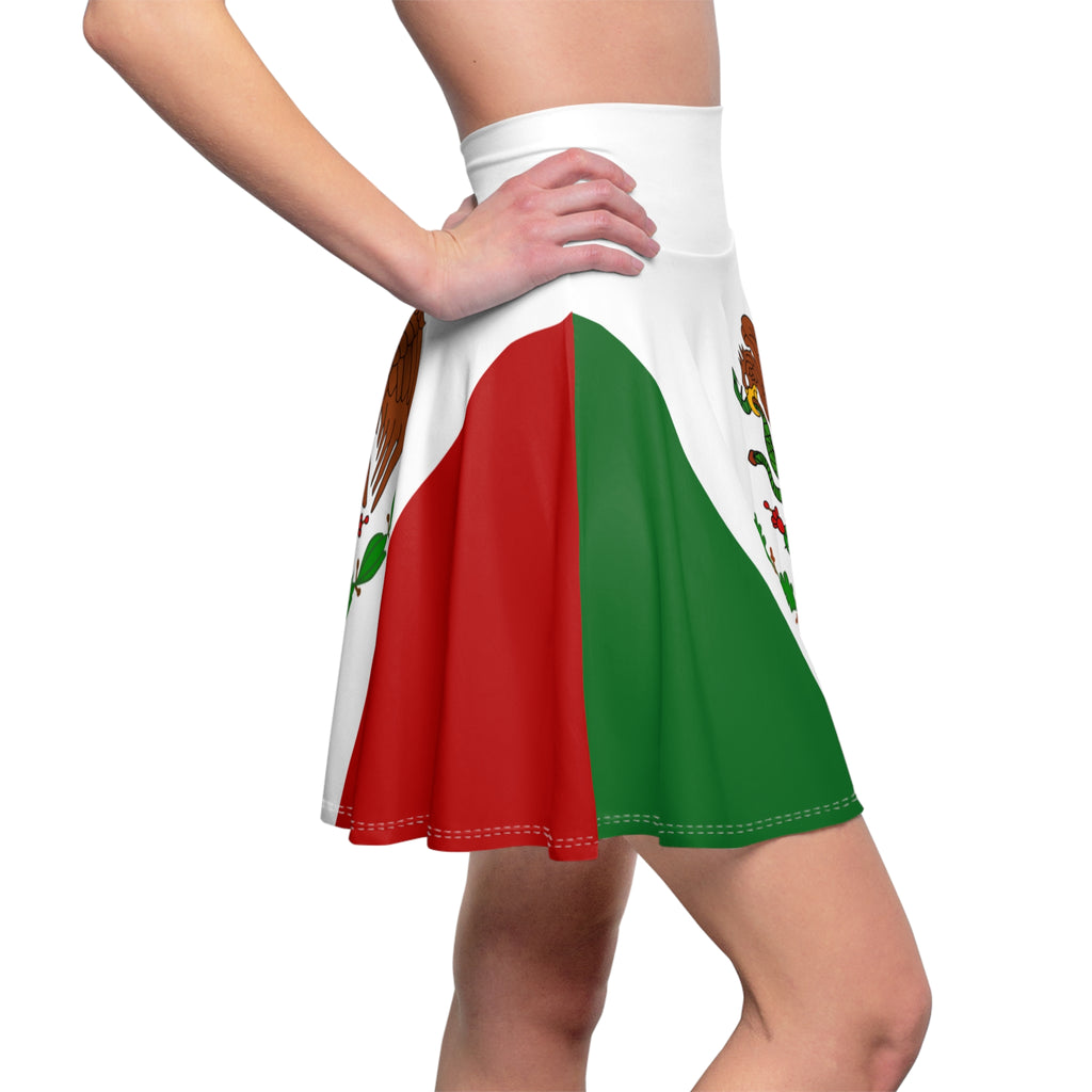 Women's Mexican Flag Skirt, Mexican Pride, Football fan skirt, Soccer, Mexican National Team, Green, Red, and White skirt, cute skirt