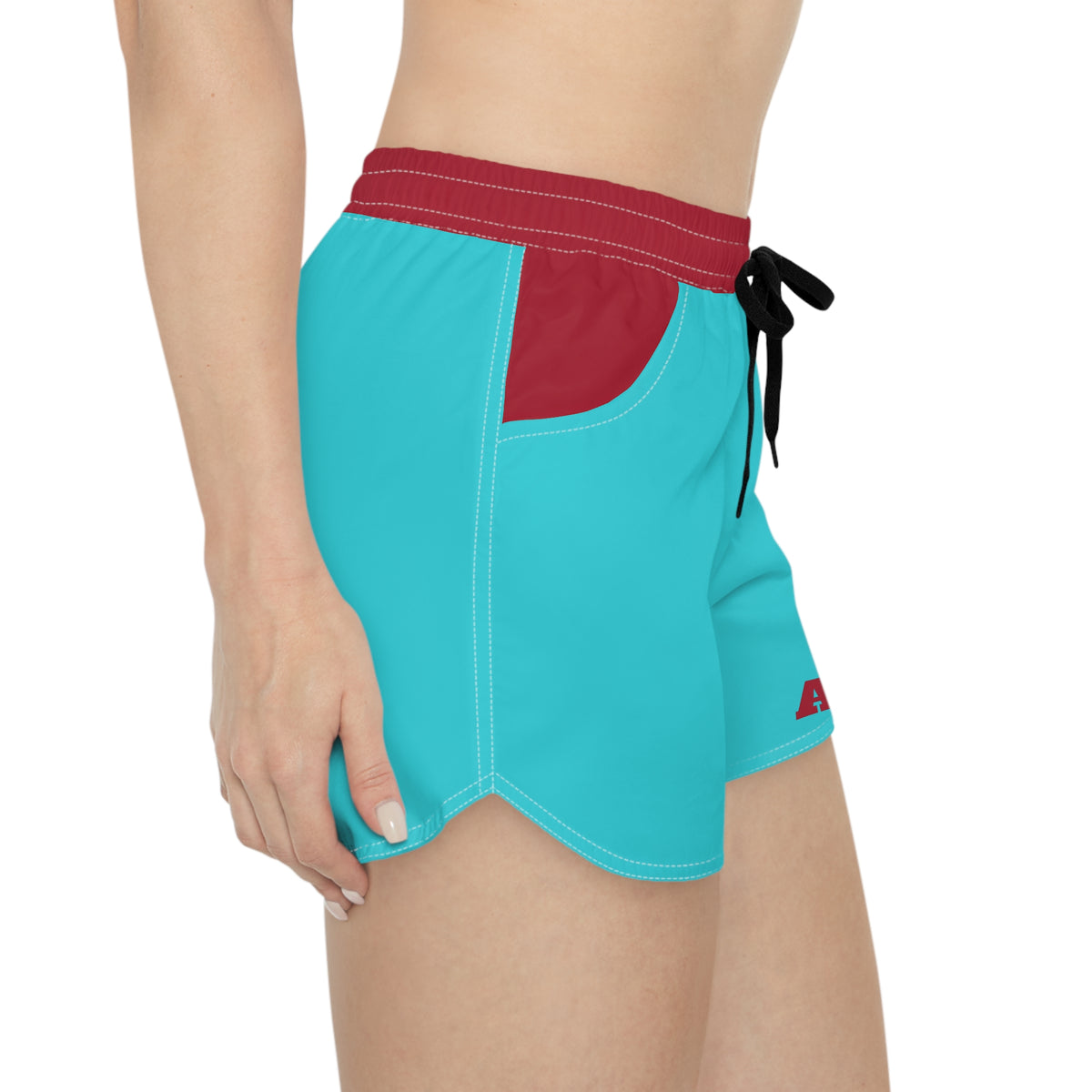 Teal and Red Women's Shorts, Arizona baseball shorts,  AZ baseball, Arizona baseball fan, summer shorts, cute shorts, gift