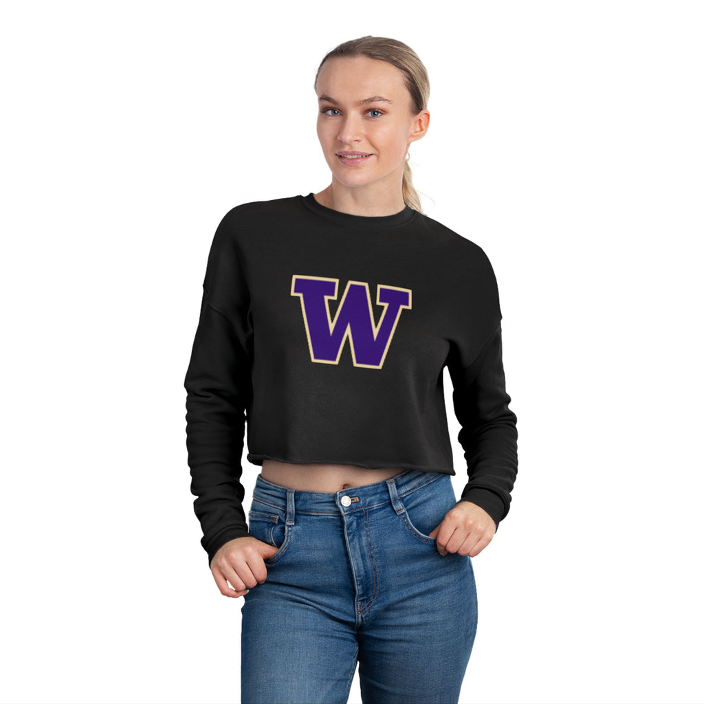 UW Women's Crop Top Sweatshirt