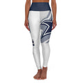 Women's Dallas Football Team Themed High Waisted Yoga Leggings