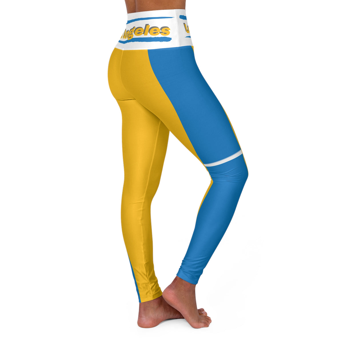L.A. Football Themed High Waisted Leggings