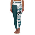 Philadelphia Football Themed Waisted Yoga Leggings