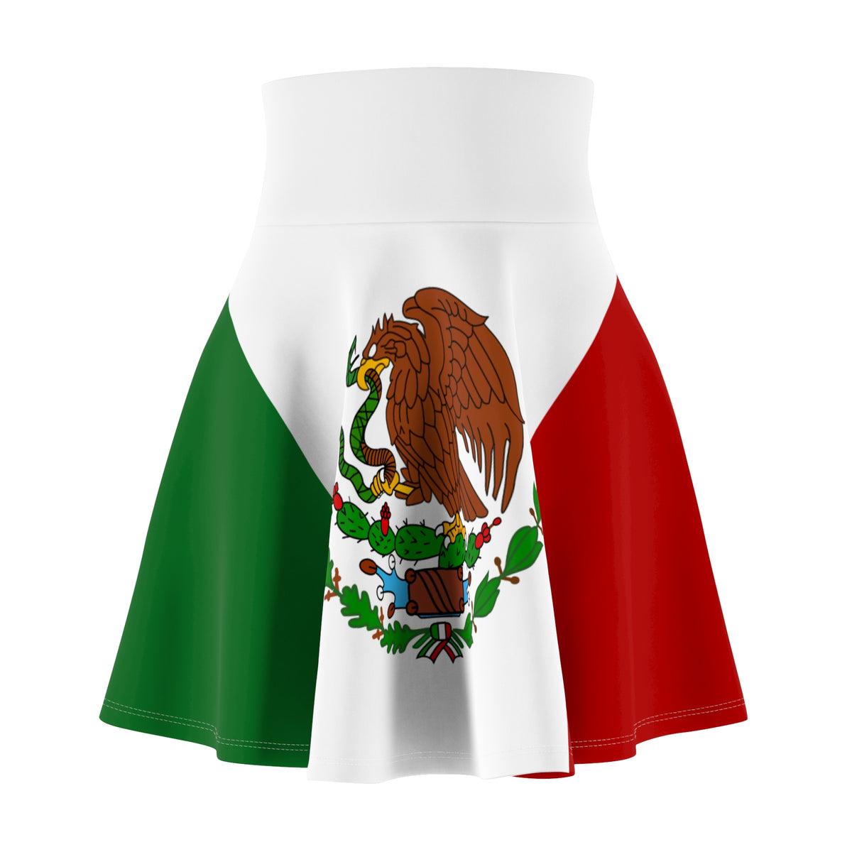 Women's Mexican Flag Skirt, Mexican Pride, Football fan skirt, Soccer, Mexican National Team, Green, Red, and White skirt, cute skirt
