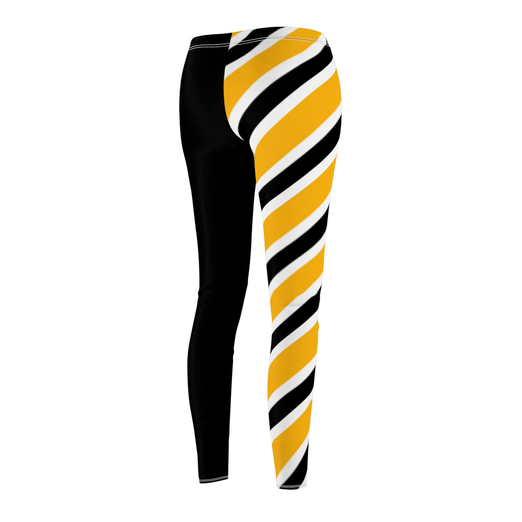 Black and Yellow Women's Leggings, black and gold leggings, Women's Leggings, matching leggings,  mommy and me matching leggings, gift
