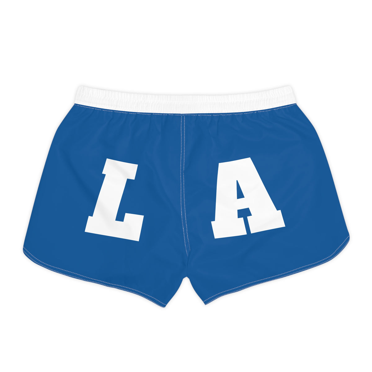 Blue and White Women's Shorts, Los Angeles Baseball Themed shorts, Cute shorts, game day shorts, l.a. Baseball,  LA shorts