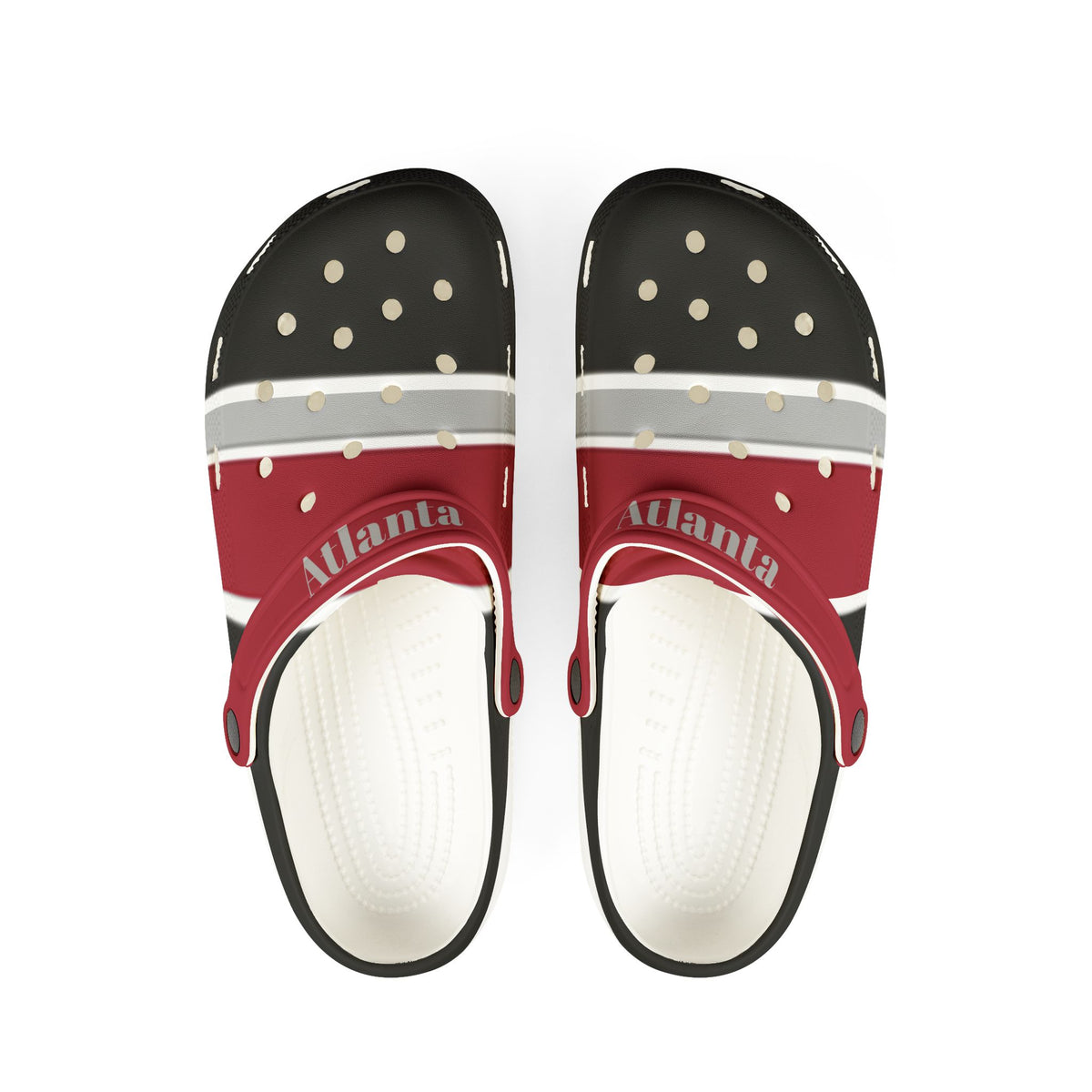 Atlanta Football Themed Foam Rubber Shoes
