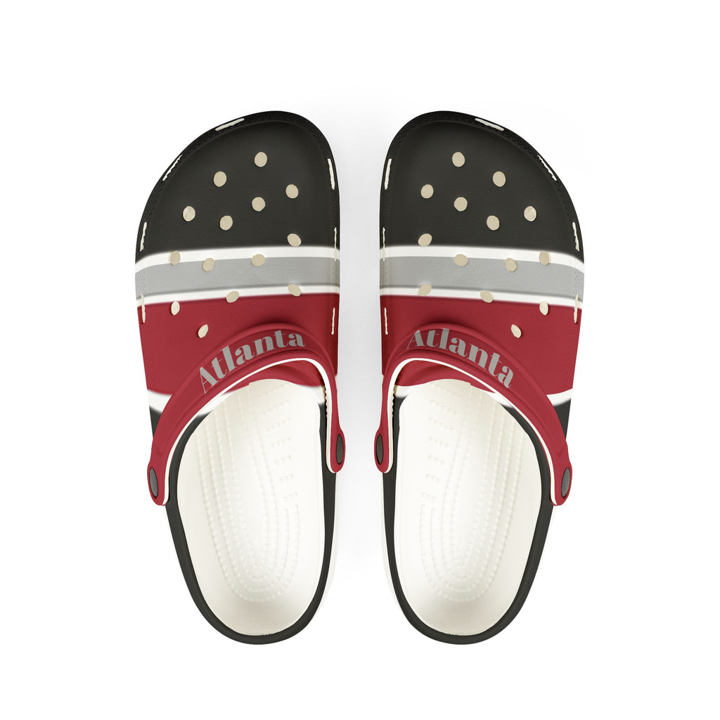 Atlanta Football Themed Foam Rubber Shoes