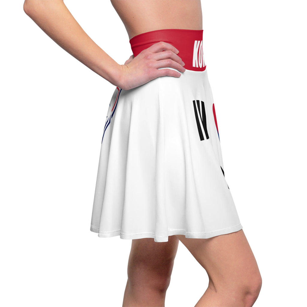 South Korea Taegeuk Flag Skirt, Korea Football, Korea Soccer fan skirt, Korean National Team skirt, World Cup, Game day clothes