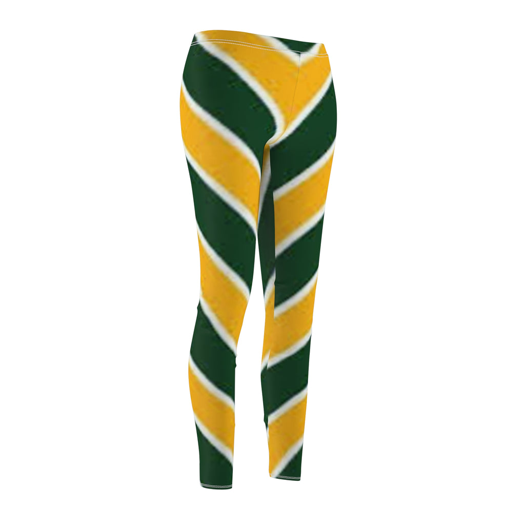 Green Bay Football Themed Green and Gold Women's Leggings