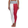 Ohio State Themed High Waisted Yoga Leggings