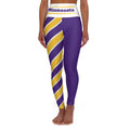 Minnesota Football Themed High Waisted Yoga Leggings