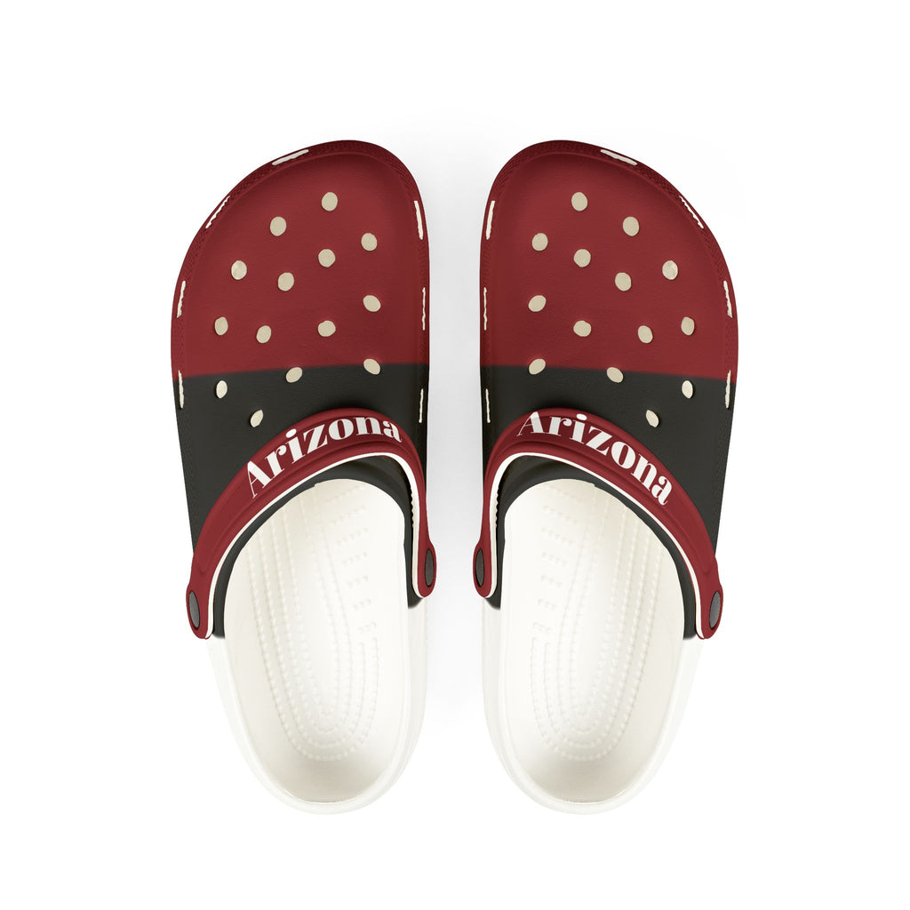 Arizona Football Themed EVA Foam Rubber Shoes