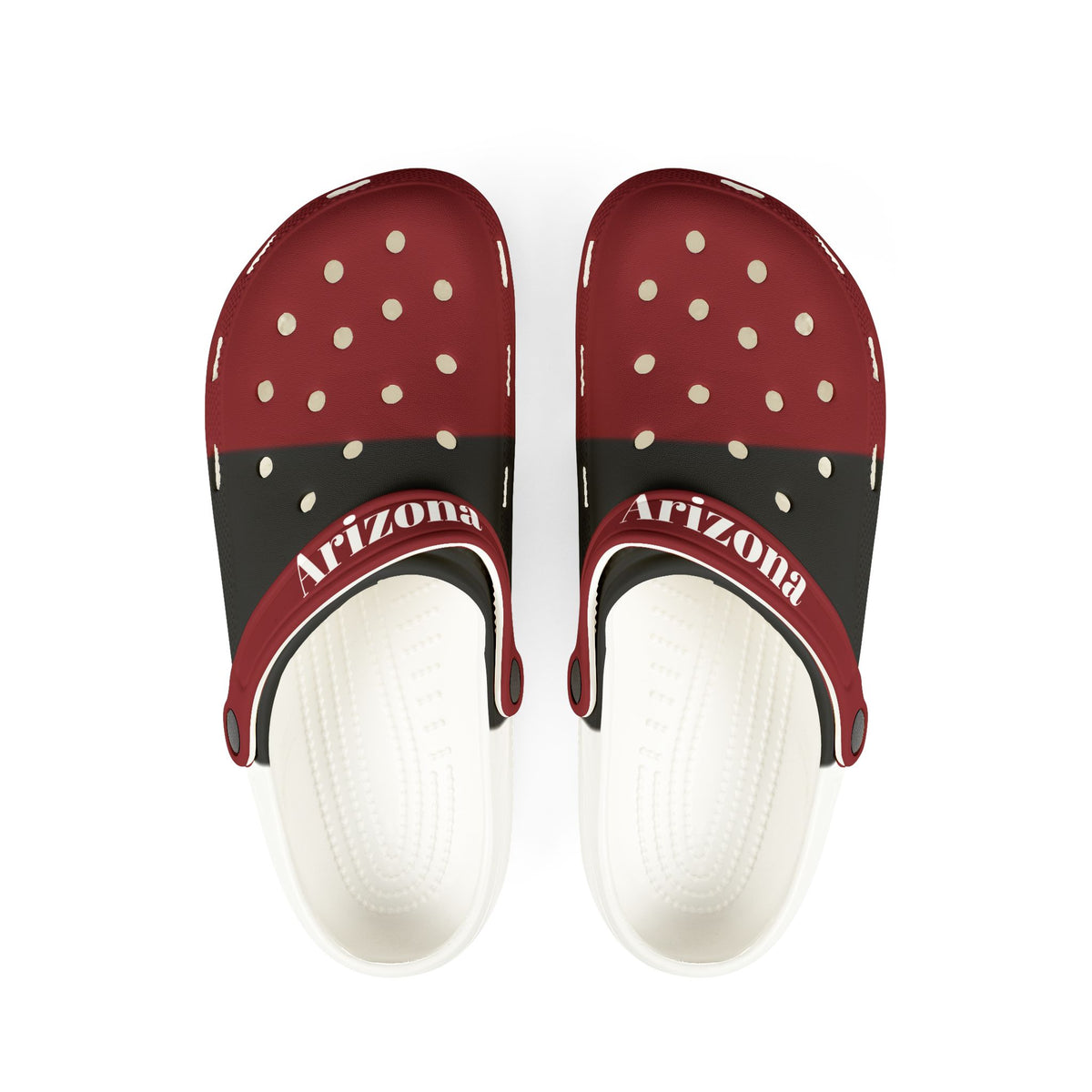 Arizona Football Themed EVA Foam Rubber Shoes