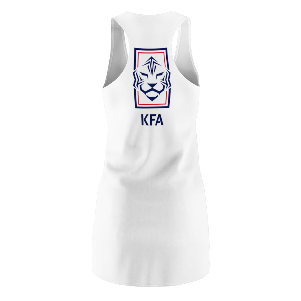 Korea National Team Racerback Dress | KFA South Korea Flag Football Dress, Korean Football fan dress, Soccer fan dress, Korean flag dress